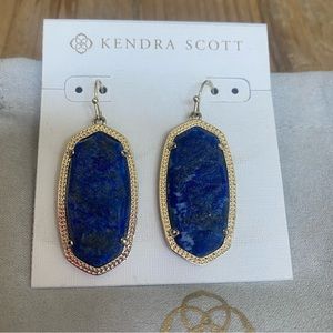 Kendra Scott Elle blue lapis earrings